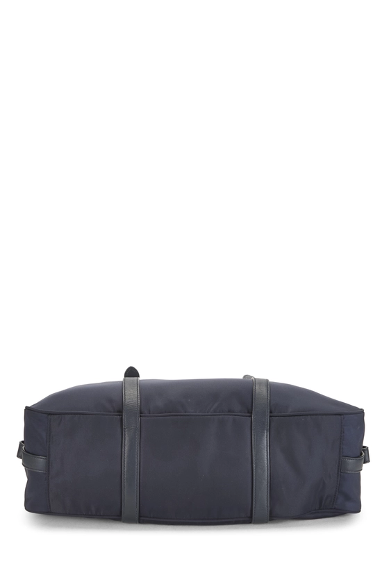 Navy Nylon Convertible Buckle Handbag, , large image number 4