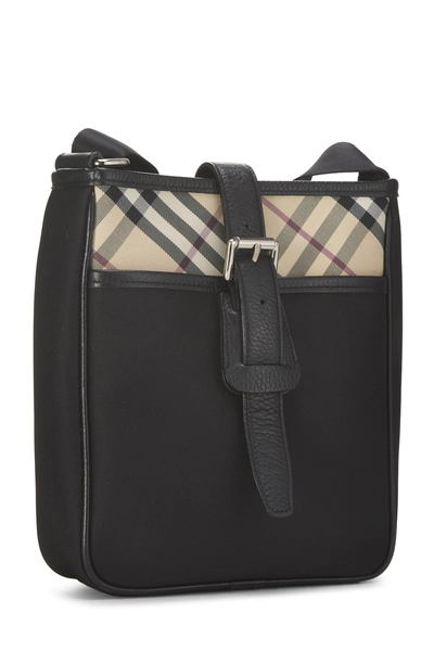 Burberry Black Nylon Buckle Messenger Bag — photo 2