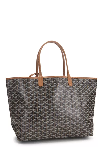 Brown Goyardine Canvas Saint-Louis PM, , large