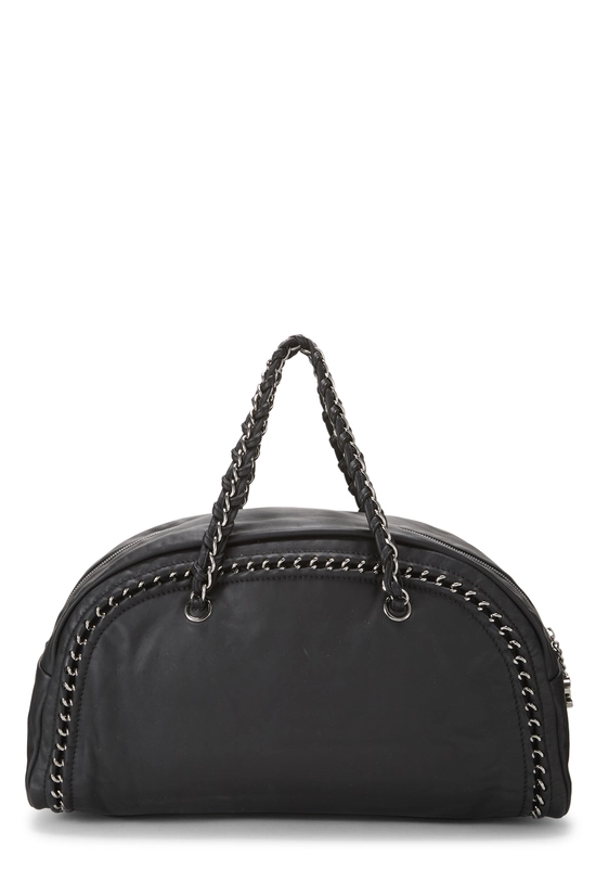 Black Calfskin Luxe Ligne Bowler Large, , large image number 3