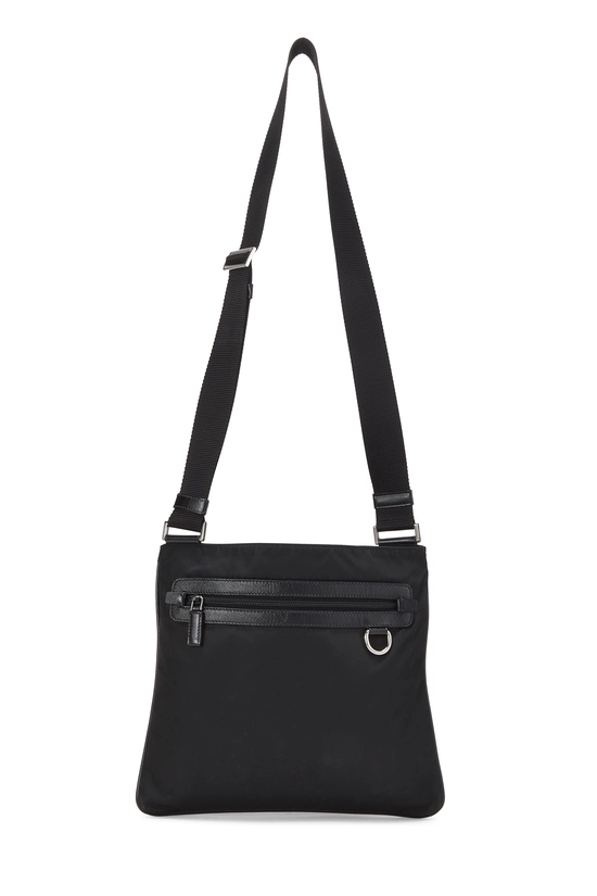 Black Nylon Messenger Bag Small, , large image number 6