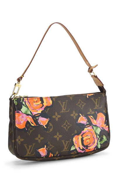 Stephen Sprouse x Louis Vuitton Monogram Roses Pochette Accessoires, , large