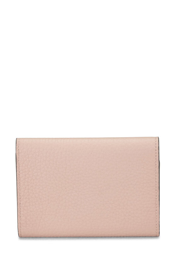 Pink Taurillon Leather Capucines Wallet, , large image number 2