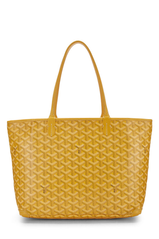 Yellow Goyardine Canvas Artois PM, , large image number 3