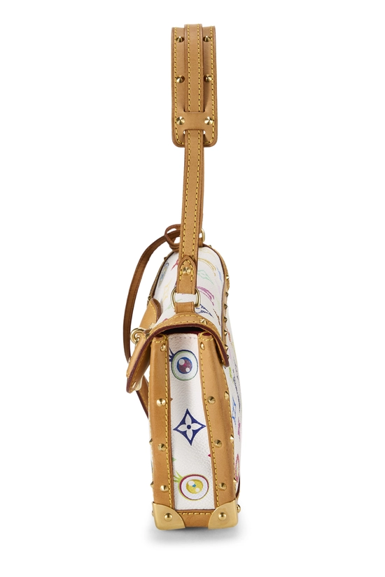 Takashi Murakami x Louis Vuitton White Monogram Multicolore Eye Miss You Bag, , large image number 2