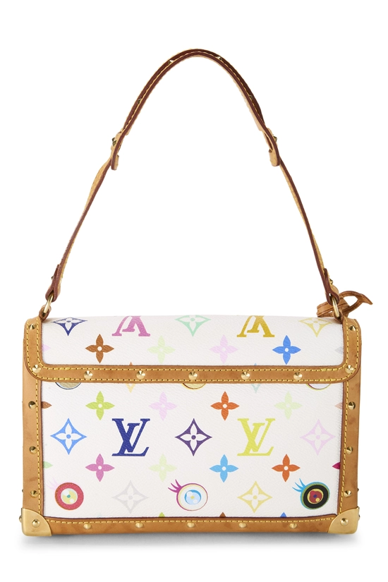 Takashi Murakami x Louis Vuitton White Monogram Multicolore Eye Miss You Bag, , large image number 3