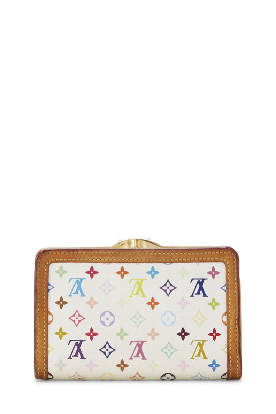 Louis Vuitton Monogram Kisslock Zippe French Compact Wallet