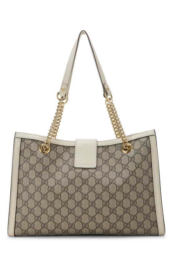 Original GG Supreme Canvas Padlock Tote Medium, , large image number 3