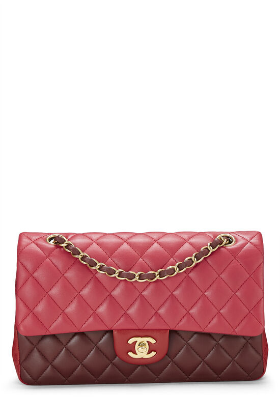Multicolor Quilted Lambskin Classic Double Flap Medium, , large image number 0