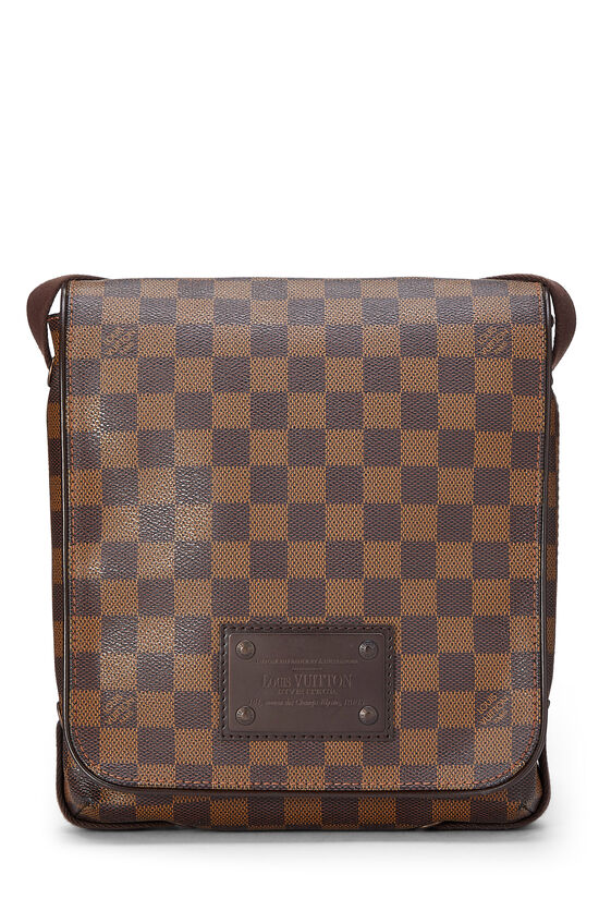 Louis Vuitton Damier Ebene Brooklyn PM Messenger Bag, Louis Vuitton  Handbags