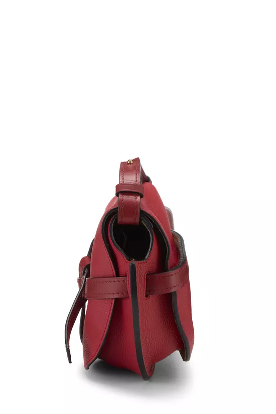 Red Calfskin Gate Bag Small, , large image number 2