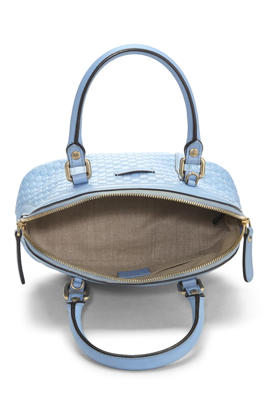 Blue Microguccissima Nice Dome Bag Small, , large image number 5