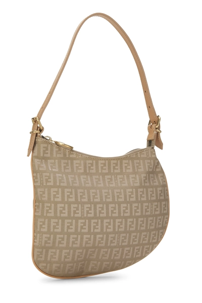 Fendi Beige Zucchino Oyster Bag — photo 2