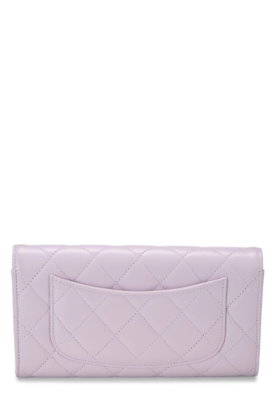 Purple Caviar Classic Flap Wallet, , large image number 2