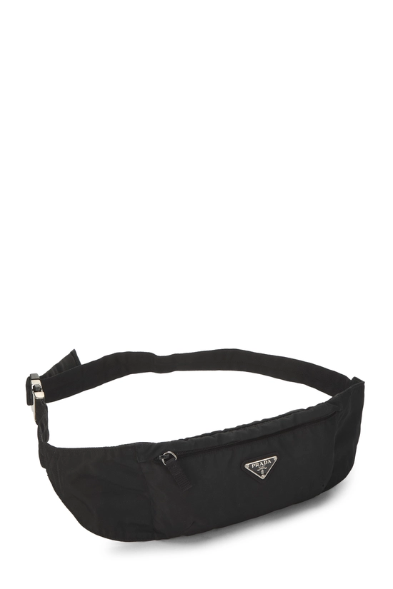 Black Nylon Waist Pouch, , large image number 1