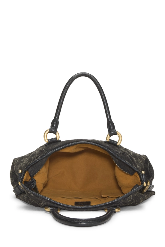 Black Monogram Denim Neo Cabby MM, , large image number 5