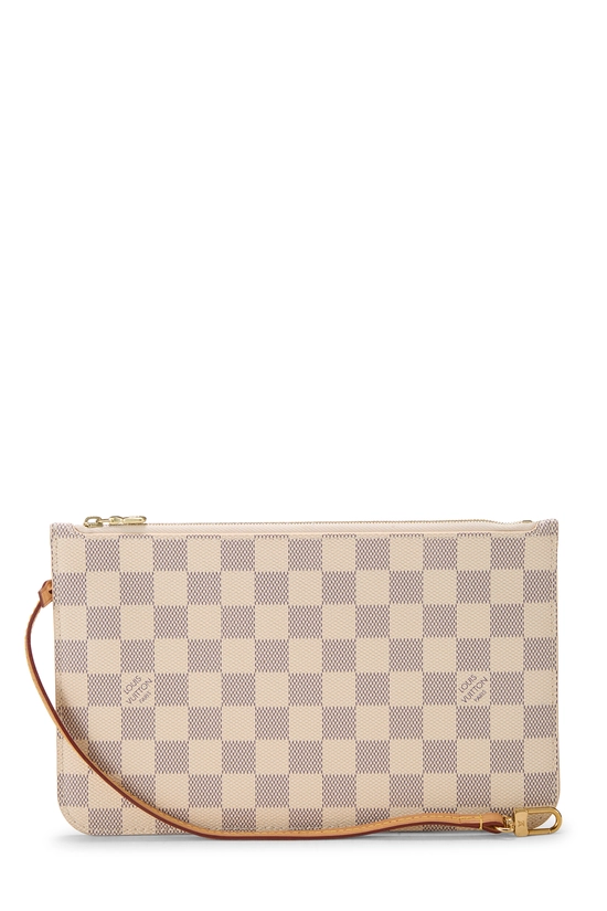 Damier Azur Neverfull Pouch, , large image number 0