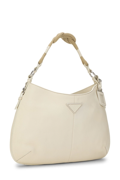 White Vitello Daino Hobo, , large