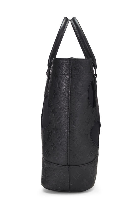 Comme des Garçons x Louis Vuitton Black Monogram Empreinte Bag with Holes PM, , large image number 3