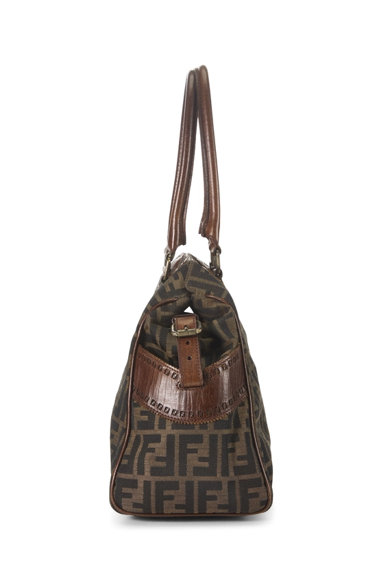 Brown Zucca Canvas Bag Du Jour Medium, , large image number 2