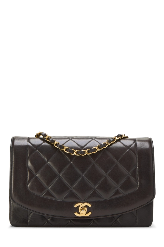 Black Quilted Lambskin Classic Flap Medium, , large image number 0
