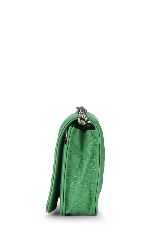 Green Quilted Caviar Boy Wallet on Chain (WOC), , large image number 3