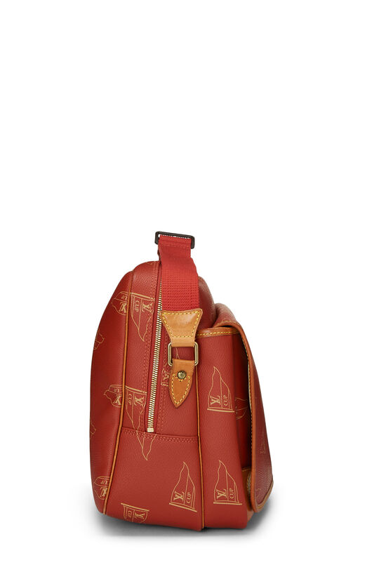 Red LV Cup Calvi Bag, , large image number 4