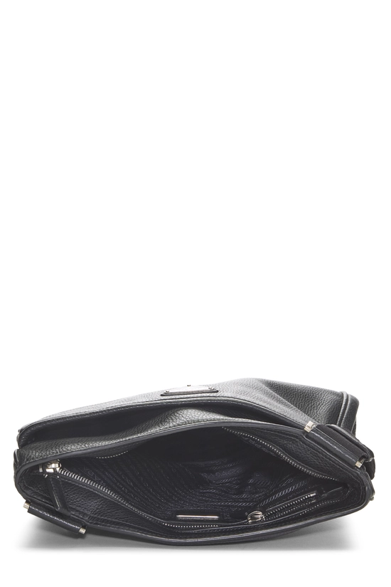 Black Vitello Daino Messenger, , large image number 5