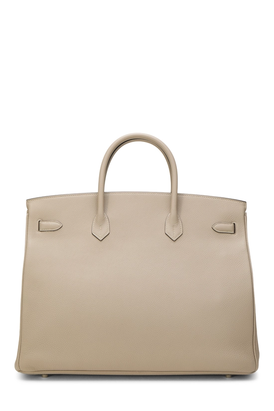 Gris Tourterelle Togo Birkin 40, , large image number 3