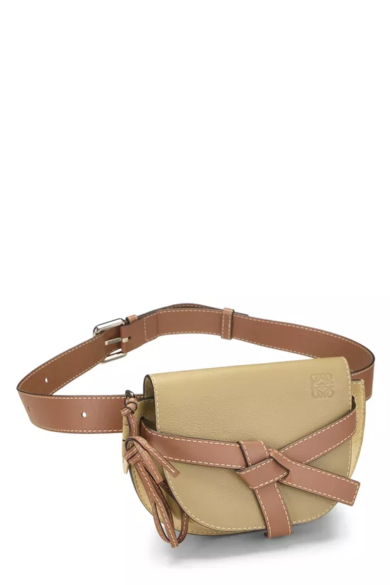 Beige Calfskin Gate Bag Large, , large image number 1