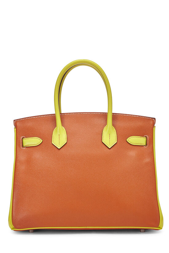 Hermes Feu D'Orange Epsom Leather Gold Hardware Birkin 35 Handbag