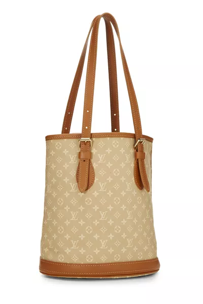 Louis Vuitton Beige Monogram Mini Lin Bucket PM — photo 2