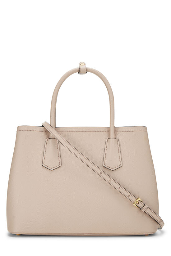 Beige Saffiano Double Bag Small, , large image number 3