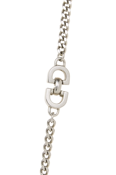 Silver Logo Necklace Long, , large