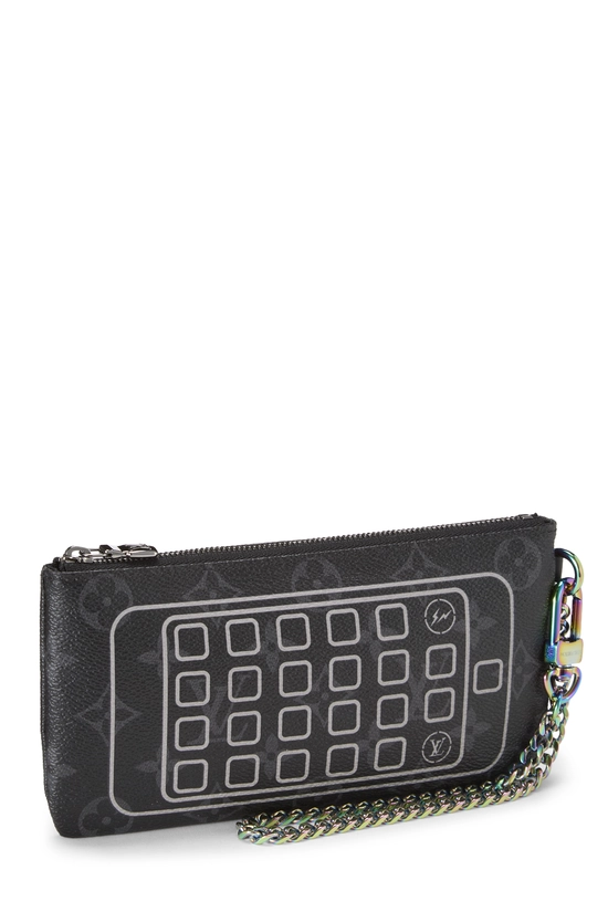 Fragment x Louis Vuitton Flash Black Monogram Eclipse Phone Pouch, , large image number 1