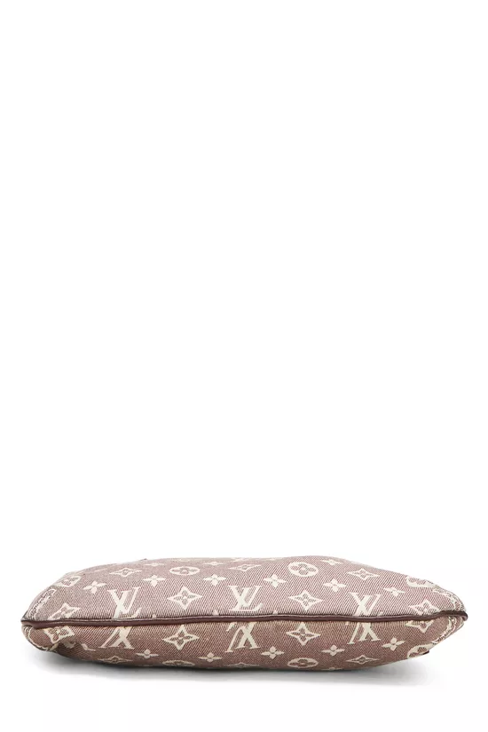 Burgundy Monogram Idylle Pochette Mini, , large image number 4