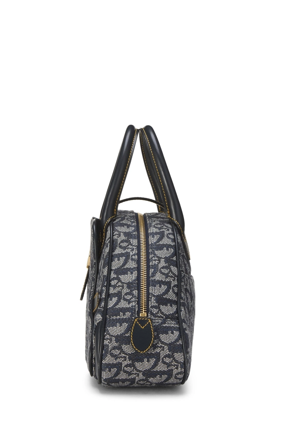 Navy Trotter Canvas Saddle Bowler Mini, , large image number 2