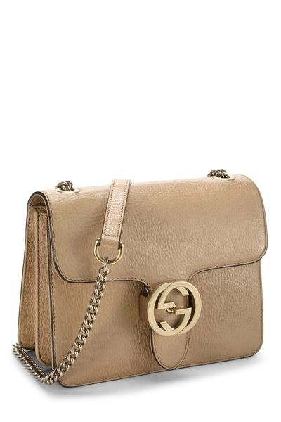 Gucci Beige Leather Interlocking Crossbody Small — photo 2