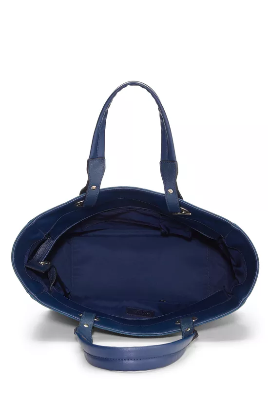 Navy Quilted Paris Biarritz Tote, , large image number 5