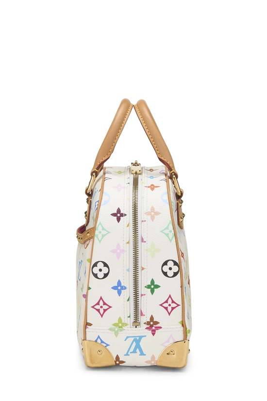 Takashi Murakami x Louis Vuitton White Monogram Multicolore Trouville, , large image number 2