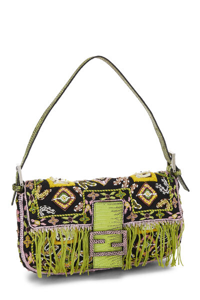 Multicolor Embroidered Baguette, , large