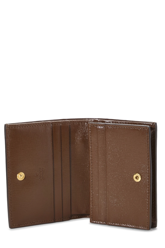 Original GG Supreme Canvas Valentine Card Case Wallet, , large image number 3