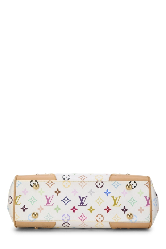 Takashi Murakami x Louis Vuitton White Monogram Multicolore Beverly MM, , large image number 4