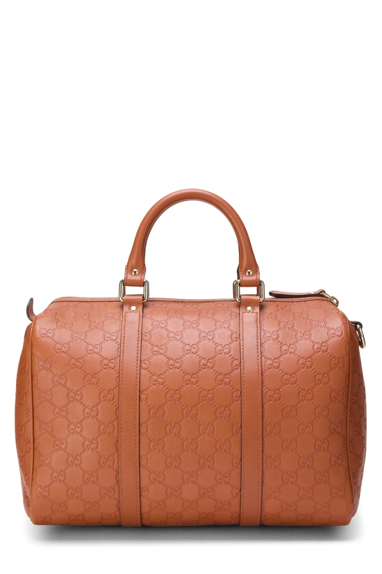 Orange Guccissima Leather Joy Boston Handbag, , large image number 3