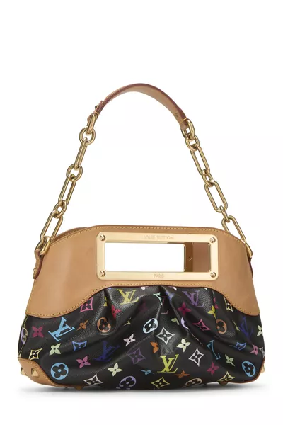 Takashi Murakami x Louis Vuitton Black Monogram Multicolore Judy PM, , large