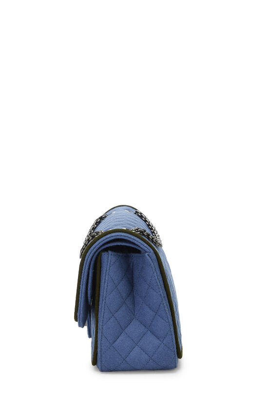 Paris-Salzburg Blue Wool Classic Double Flap Medium, , large image number 2