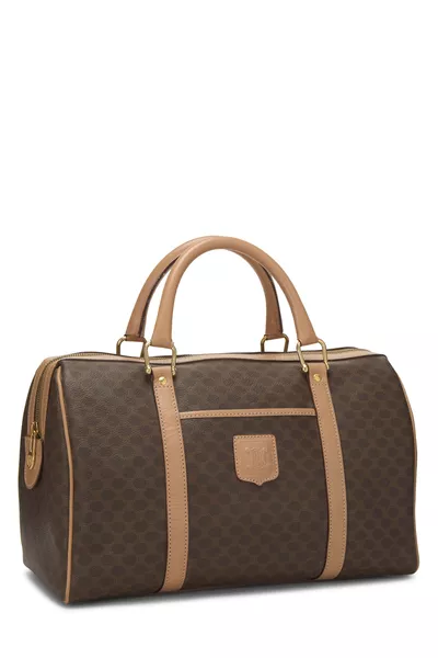 Brown Coated Canvas Macadam Boston, , large