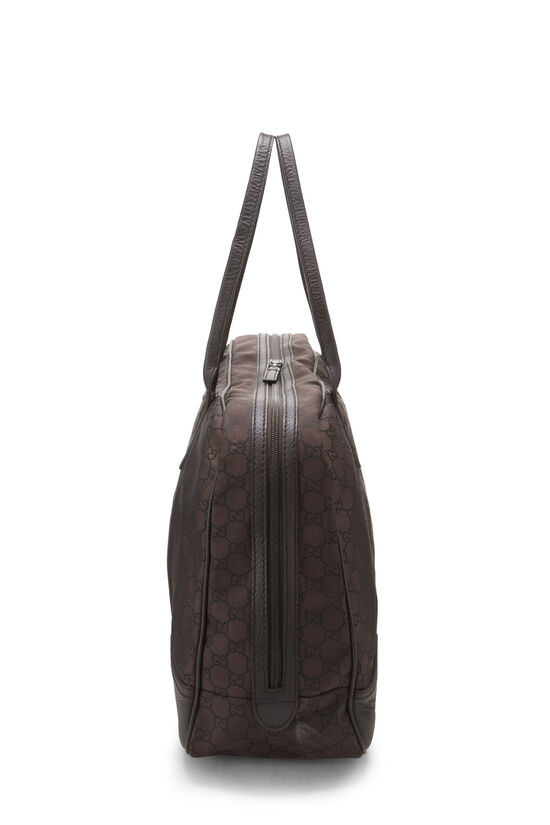 Brown GG Nylon Princy Satchel, , large image number 2