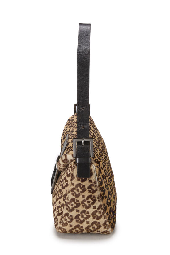 Brown Pony Hair Shoulder Bag, , large image number 2