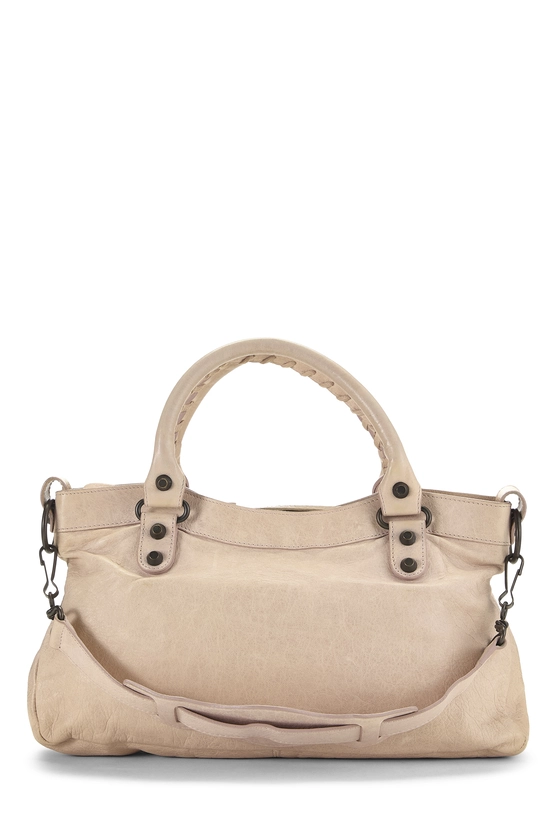 Pink Agneau Classic First Handbag, , large image number 3